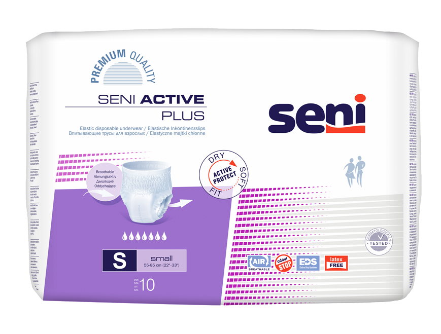 Seni Active Plus Small - 10 Pants für Männer und Frauen bei schwerer Harninkontinenz Seni Active Plus Small - 10 Pants für Männer und Frauen bei schwerer Harninkontinenz