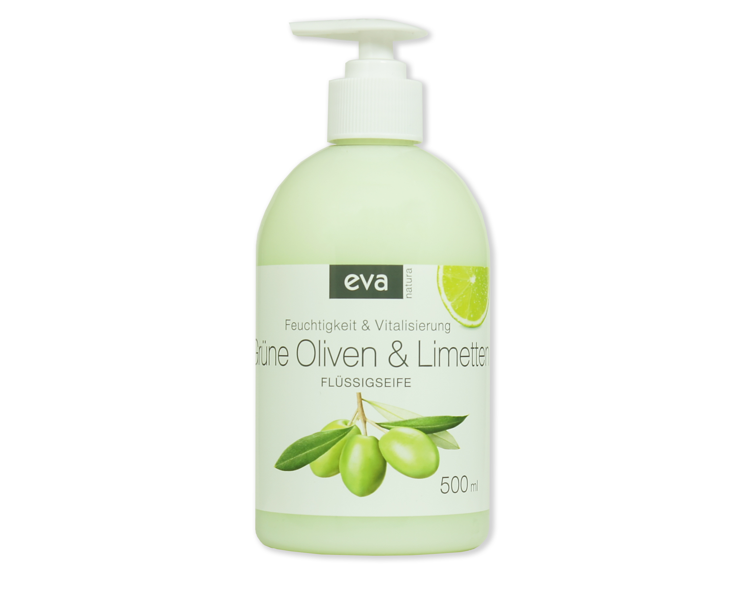 eva Natura cremige Flüssigseife mit Oliven und Limetten