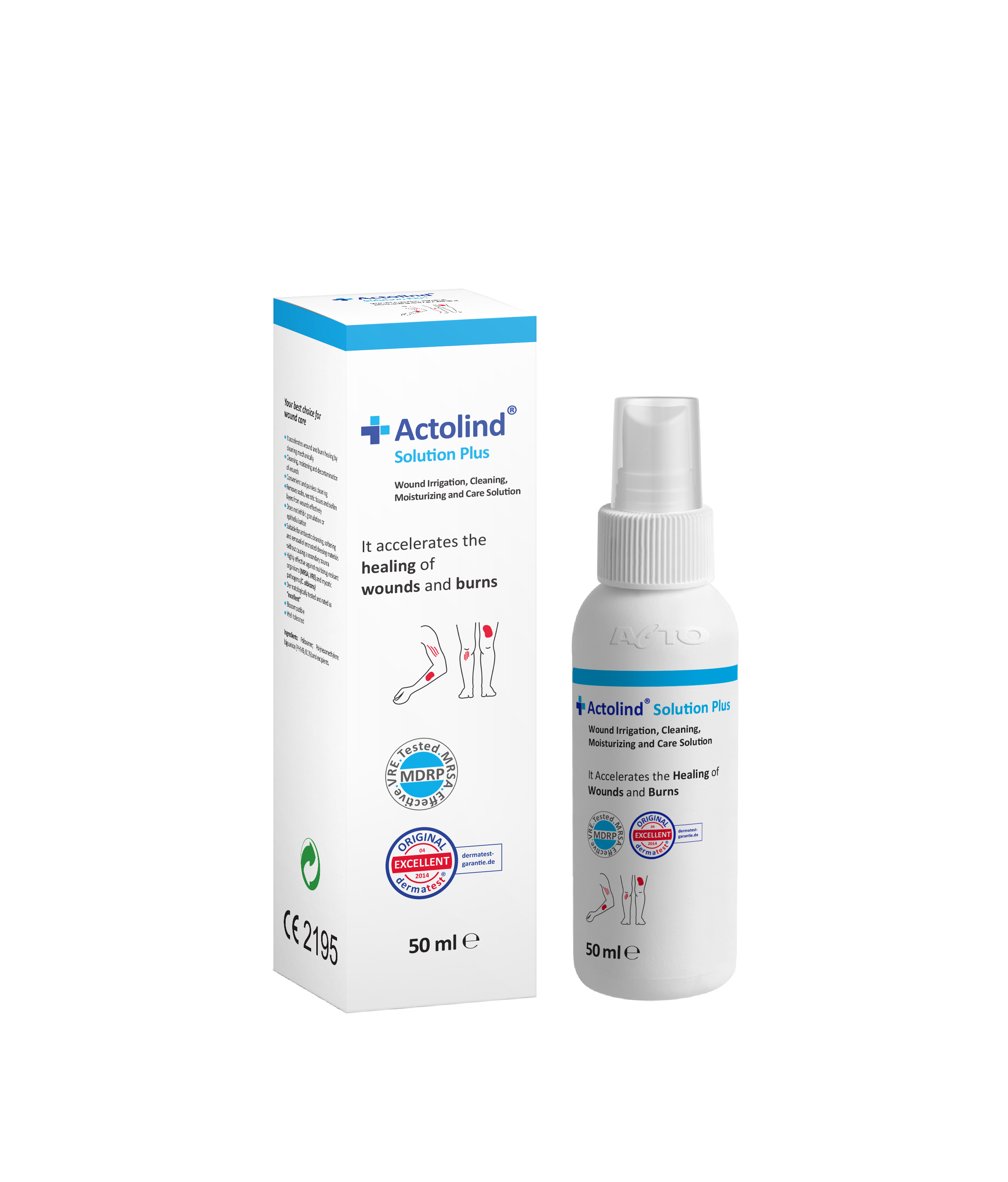 50 ml ACTOLIND® SOLUTION PLUS Lösung zur Reinigung, Spülung, Befeuchtung und Pflege der Wunde 50 ml ACTOLIND® SOLUTION PLUS Lösung zur Reinigung, Spülung, Befeuchtung und Pflege der Wunde